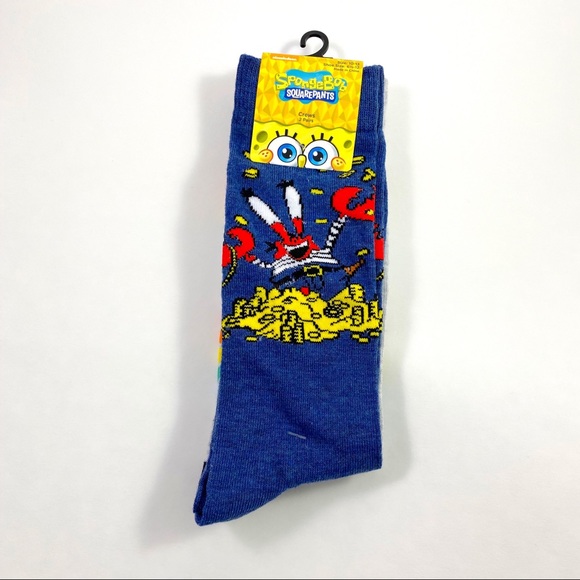 Nickelodeon Other - Mens Nickelodeon Mr. Krabs SpongeBob Socks 6.5-12